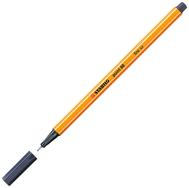Fineliner Stabilo Point 88/98 Paynes Gray | 10 Stück