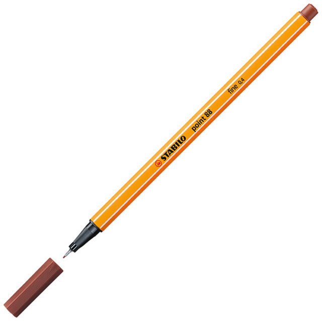 Fineliner Stabilo Point 88/75 Sienna | 10 Stück