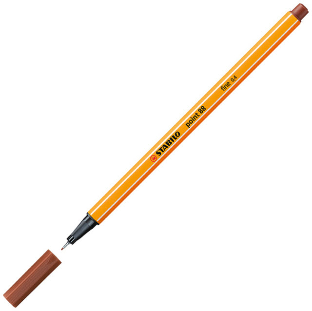 Fineliner Stabilo Point 88/38 Roodkrijt