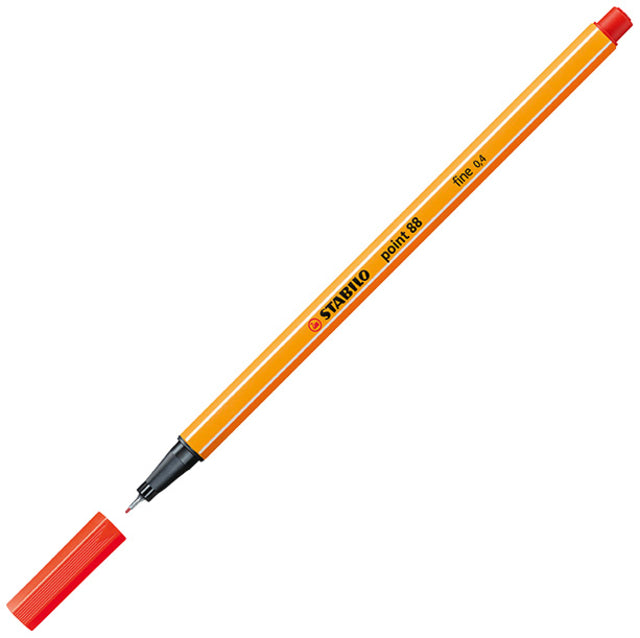 Fineliner Stabilo Point 88/48 Hellrot