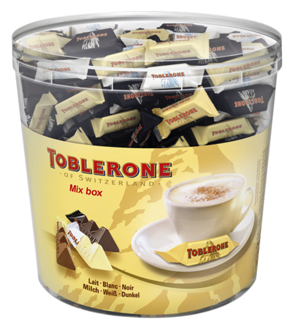 Schokoladen-Toblerone-Minis-Mix-Silo 904gr 113 Stück | Karton mit 113 Stück