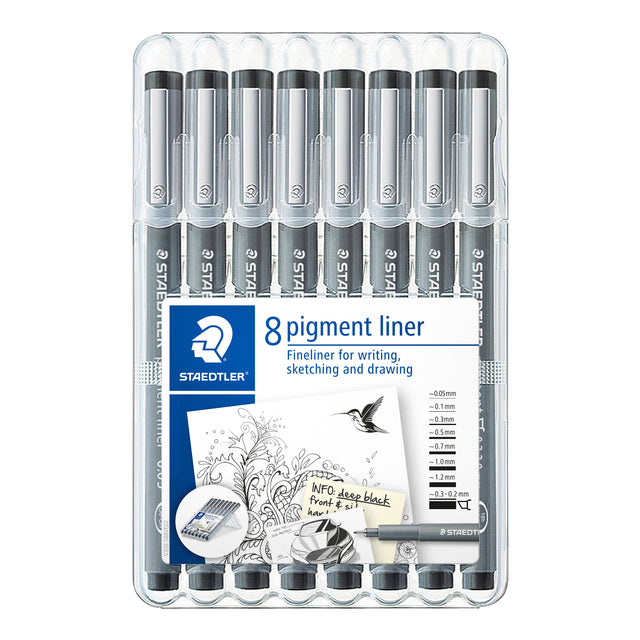 Fineliner Staedtler Pigment 308 Schwarz