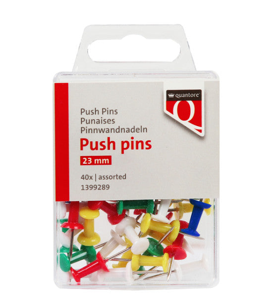 Quantor - Push Pins Assorti 40 Stücke