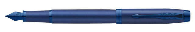 Brunnenstift Parker im monochromblauem Medium