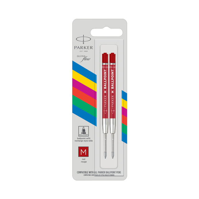 Ballpin füllen Parker Economic Red Medium