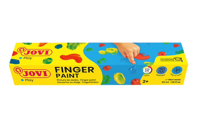 Fingerfarbe Jovi -Set von 5 Farben 35 ml