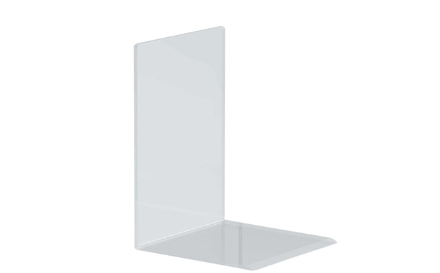 Bookend Maul Acryl 12x12x17cm Set 2 Kristallklar