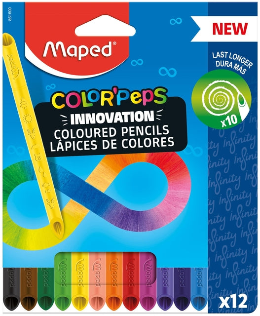 Farbstifte colorpseps Infinity -Box mit 12 Farben geordnet