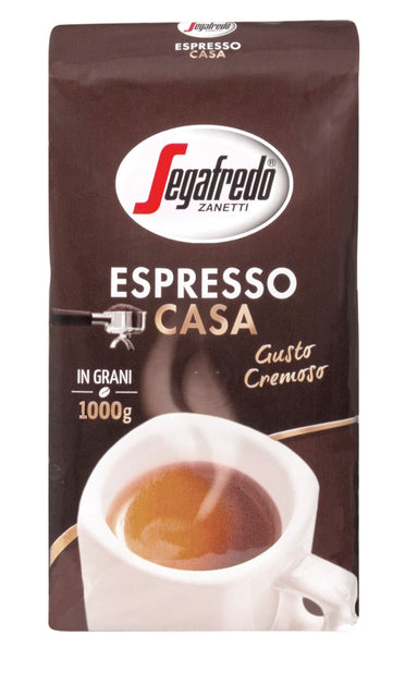 Kaffee Segafredo Casa Bohnen 1000gr | Beutel mit 1000 Gramm