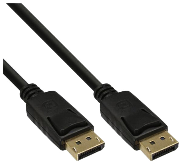 Kabel Inline DisplayPort 4K60Hz M M 3 Meter schwarz