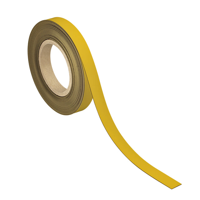 Magnetband Maul beschreibt Wisbarar 10mx20mmx1mm gelb