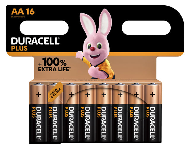 Batterie Duracell plus 16xaa | 10 Stück
