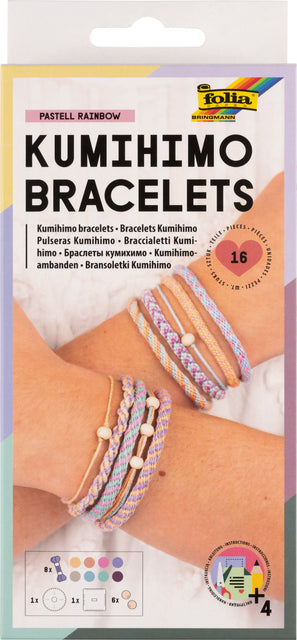 Armband Set Folia Kumihimo, einschließlich 2 Scheiben 16-teilig