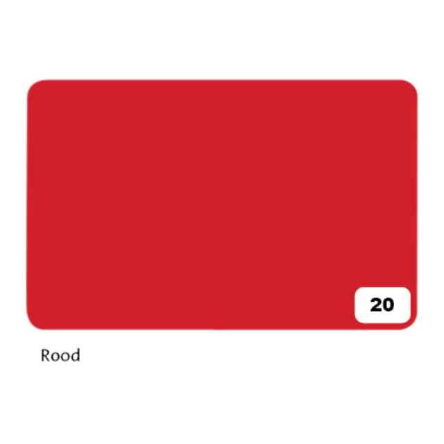 Fotokarton folia 2 -seiten 50 x 70 cm 300gr Nr20 rot | 10 Stück