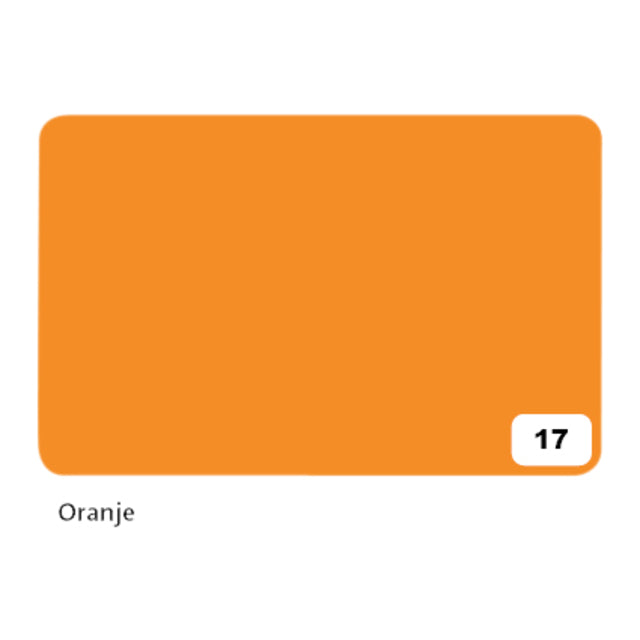 Photocarton Folia 2 -Seiten 50 x 70 cm 300gr Nr17 Oranje
