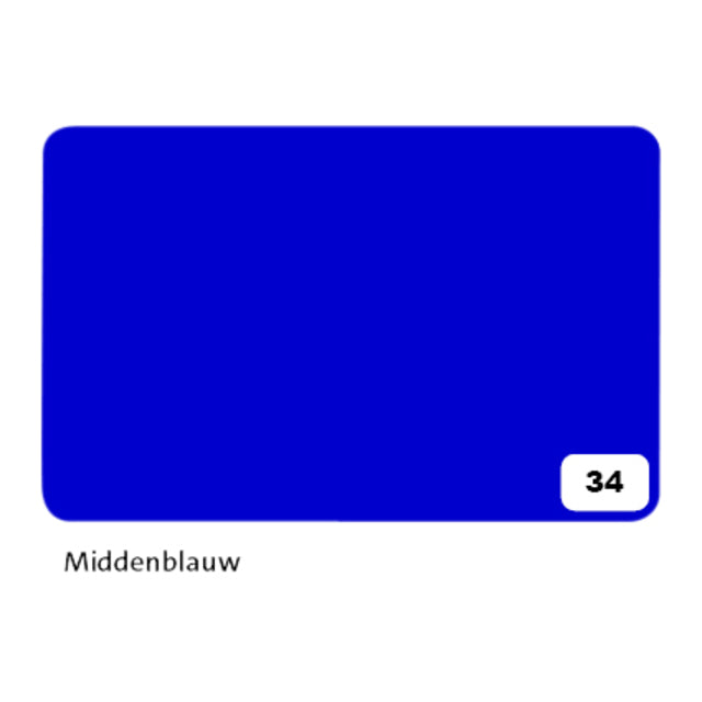 Fotokarton Folia 2 Sige 50x70cm 300gr Nr34 Middle Blue | 10 Stück