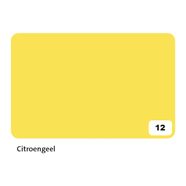 Fotokarton Folia 2 Seite 50x70cm 300gr Nr12 Citro Yellow | 10 Stück