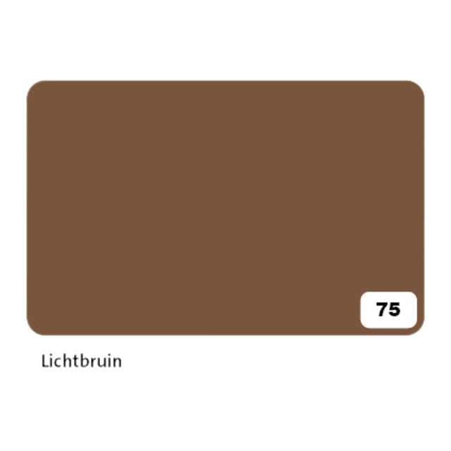 Fotokarton folia 2 -seiten 50x70cm 300gr Nr75 Hell Brown | 10 Stück