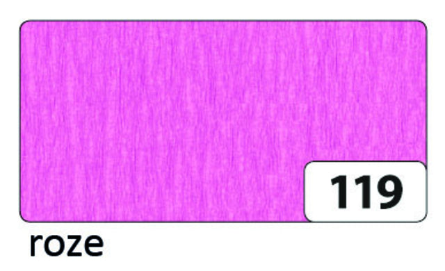 Crepe Paper Folia 250x50 cm NR119 Pink | 10 Stück