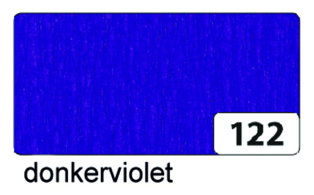 Crepe Paper Folia 250x50 cm NR122 Donker Violet | 10 Stück