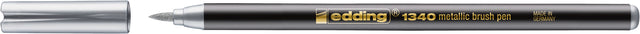 Pinselstift edding 1340 metallic silber | Umkarton mit 10 Stück