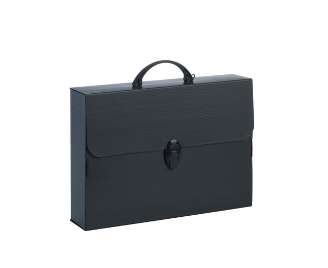Zeichenkoffer favorite every line 375x270x80mm schwarz | Umkarton mit 6 Stück