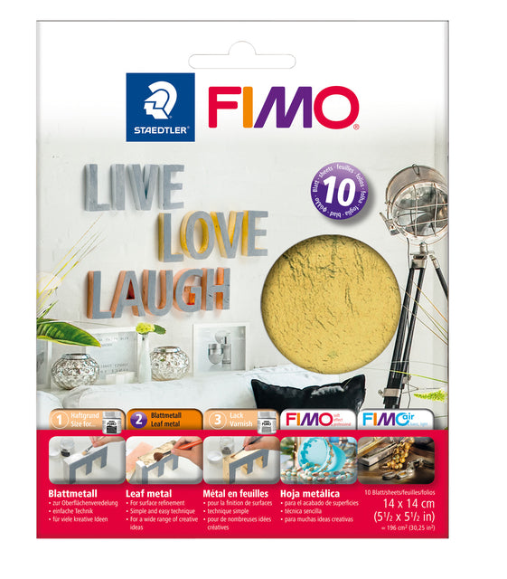 Blade Metal Fimo 14x14cm 10 Gold Skin