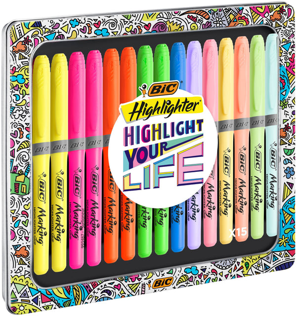 Markieren Marker BIC Grip Heben Sie Ihr Lebenssorti hervor