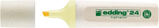 Markierungsmarker Edding 24 Eco Pastell Gelb | 10 Stück