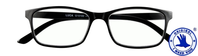 Lesen Sie Brille Ich brauche Sie Luca +1,50 dpt schwarz