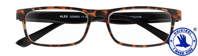 Lesen Sie Brille Ich brauche Sie Alex +1.00 DPT Havanna - Schwarz