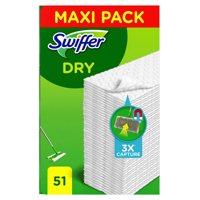 Bodenwischtücher Swiffer Nachfüll-Trockentücher | Holen Sie sich ein 51-teiliges Stück