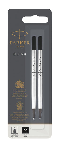 Roller Stift füllen Parker Quink schwarzes Medium