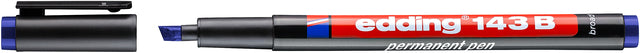 Filztip EDDing 143 Meißel 1-3mm Blau