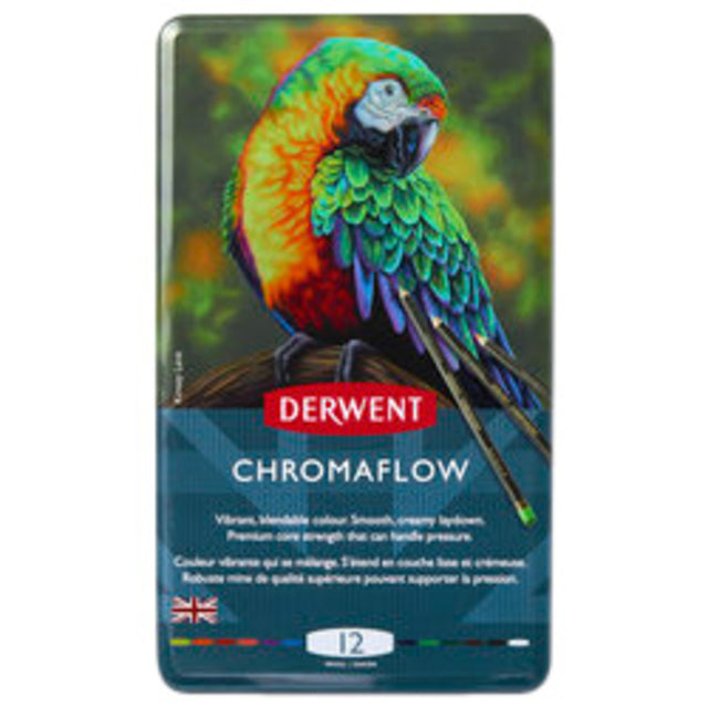 Chromaflow Buntstiftset Derwent (12 Stück) | Holen Sie sich ein 12 Stück