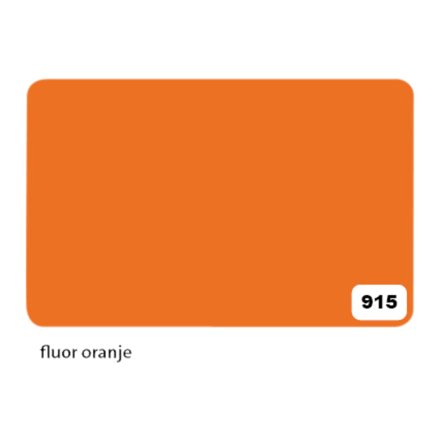 Echalage Carton Folia 48x68cm 380gr Nr915 Fluor Orange