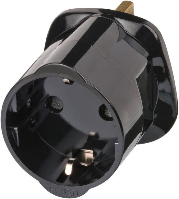 Reise Plug Brennenstuhl Adapter GB/UK mit Bodenschwarz