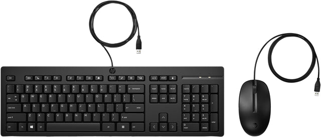 Tastatur + Maus HP 225 schwarz | 1 Stück