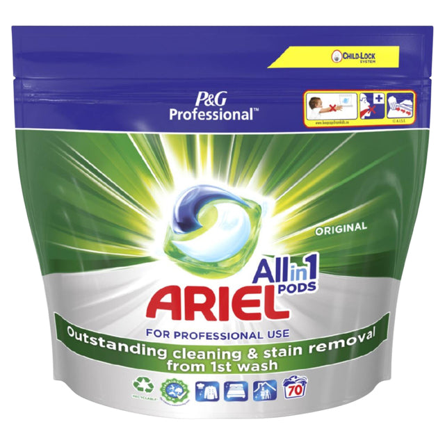 Wasmiddel ariel prof all-one regular 70 pods