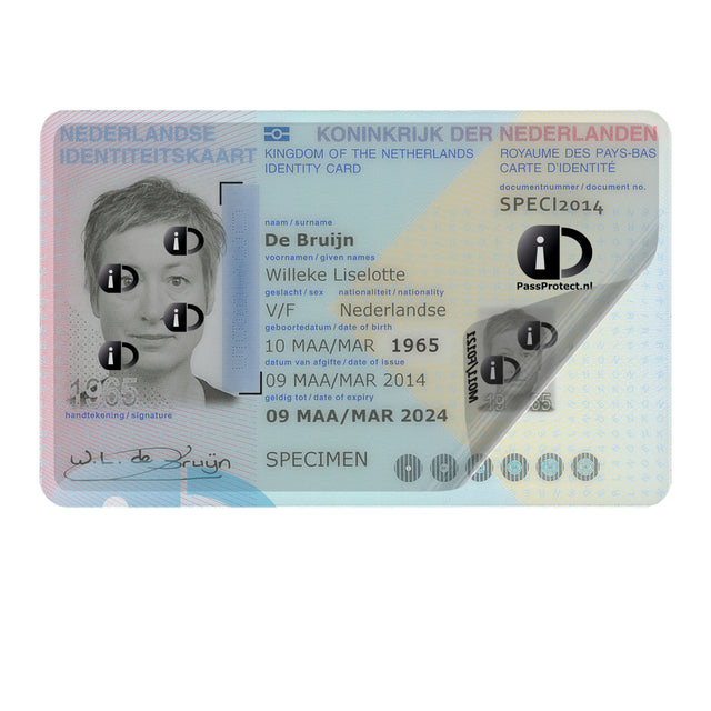 Schutzfilmpass Schutz für ID -Karte