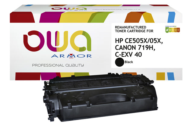 OWA - Tonercartridge HP CE505X Schwarz