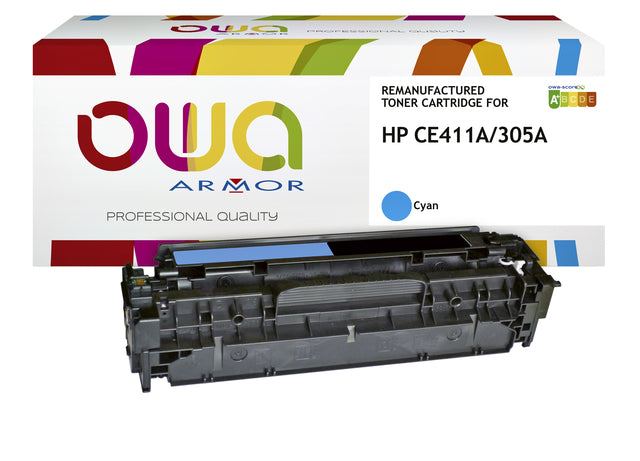 Tonercartridge OWA Alternative für HP CE411a Blue