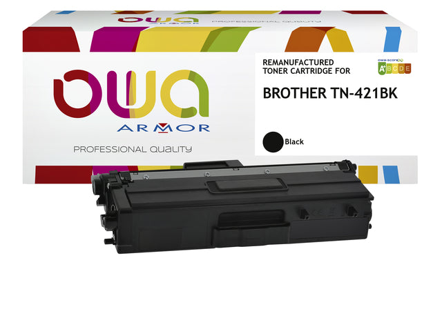 Tonercartridge OWA Alternative für Bruder TN-421BK Schwarz