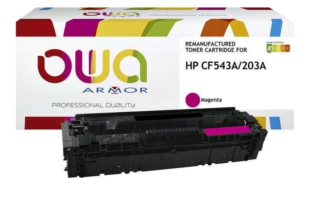 Tonercartridge OWA -Alternative für HP CF543A -Rot