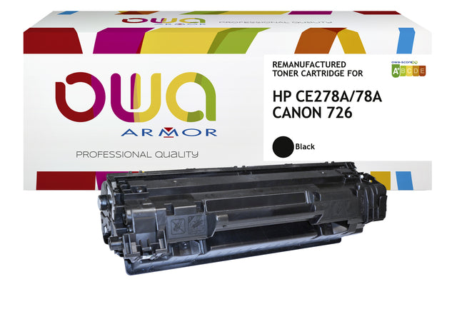 Tonercartridge OWA -Alternative für HP CE278A Schwarz