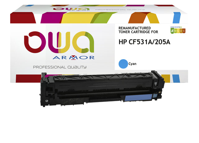 Tonercartridge OWA -Alternative für HP CF531A Blau