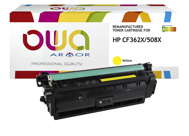 Tonercartridge OWA -Alternative für HP CF362X Geel