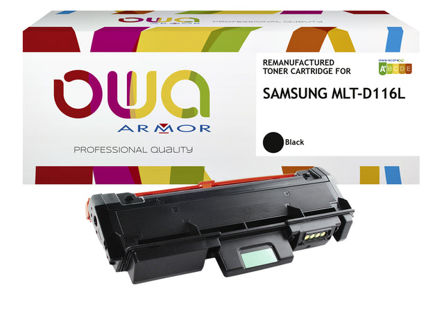 Tonercartridge OWA-Alternative für Samsung MLT-D116L Schwarz