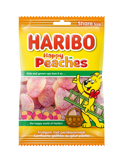 Candy Haribo Peaches Bag 250gr