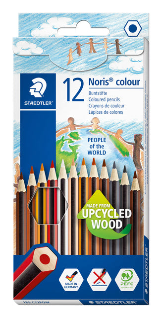 Staedtler Noris Color People Buntstifte 12 Stück | Karton mit 12 Stück